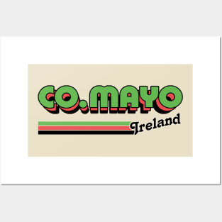 County Mayo / Irish Retro County Pride Design Posters and Art